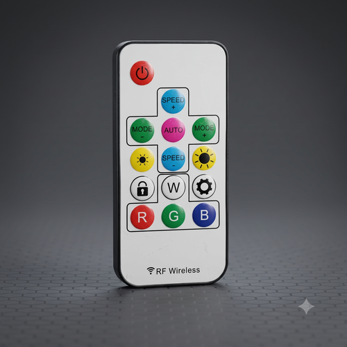 XELTROX RF Wireless Dream Color LED Controller with Remote | 5V-24V Pixel LED Strip Controller | 2048 Pixels Supported | Dynamic RGB Lighting Contr
