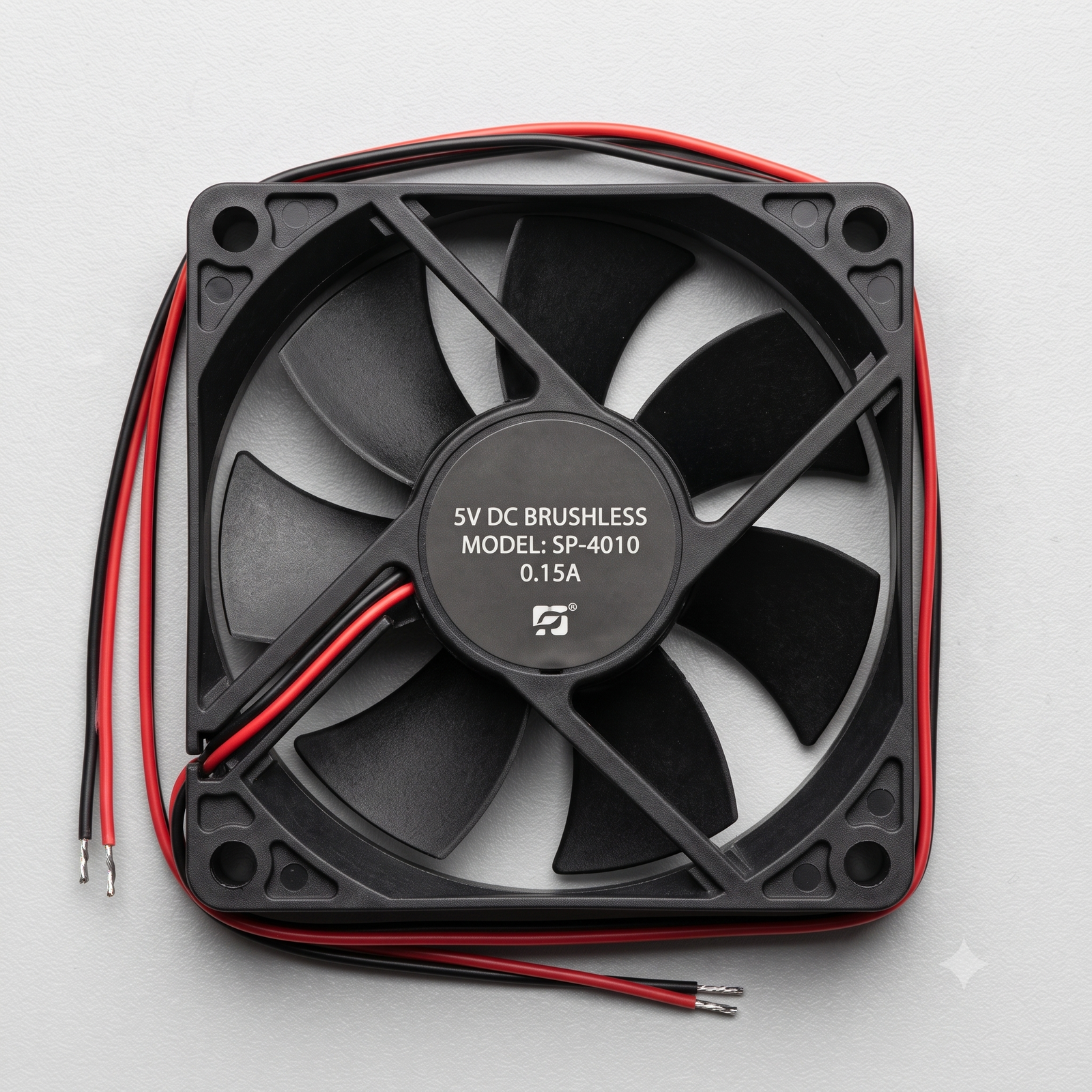 4010 DC Brushless Cooling Fan 40x40x10mm 12V 0.10A Low Speed Cooling Fan for 3D Printer, Router, CCTV DVR, LED Power Supply, Incubator, PC & Electronic Projects