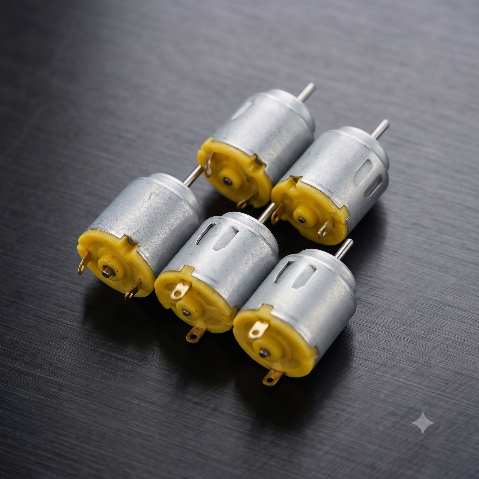 130 DC Motor 3V-6V High Speed Brushed Electric Motor for DIY Robot Car, Science Projects, Toy Motor, Arduino & Robotics (Pack of 5)