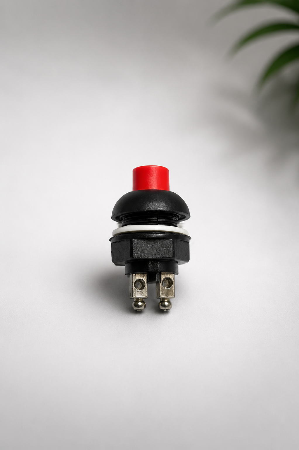 Universal Panel Mount Momentary Push Button Switch | Normally Open (NO) Push Switch for Submersible Motor Control Panel, Water Pump Starter & Electrical Control Board | Pack of 5
