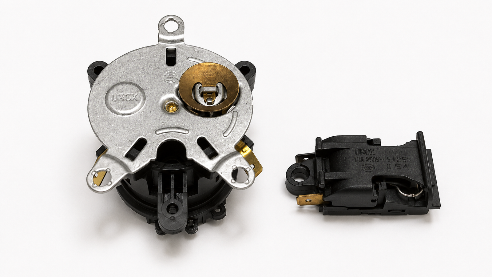 Electric Kettle Repair Kit | Thermostat, 360° Base Connector & ON/OFF Switch | 13A/16A 250V AC Complete Replacement Spare Parts for Electric Kettle 4pcs set