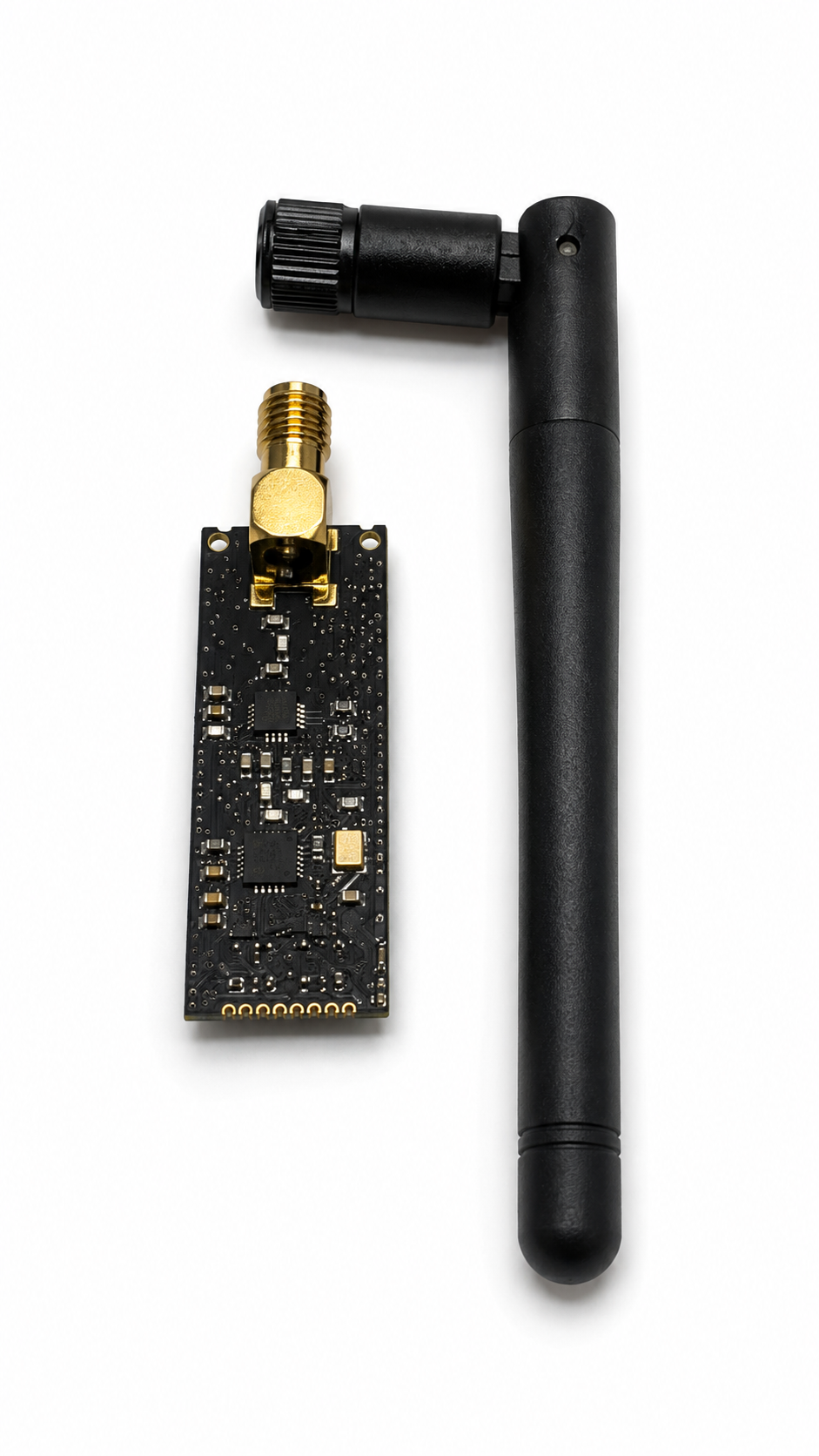 NRF24L01+ PA+LNA 2.4GHz Wireless Transceiver Module with SMA Antenna | Long Range RF Communication Module (800–1000m) | Compatible with Arduino, STM32, AVR, PIC, Raspberry Pi & IoT Projects (Pack of 1)